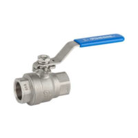 VALVULA ESFERA INOXIDABLE 2 PIEZAS PASO TOTAL NPT