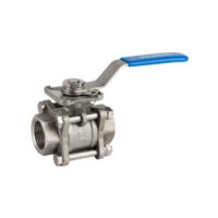 VALVULA ESFERA PASO TOTAL 3 PIEZAS INOXIDABLE NPT