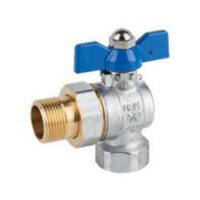 VALVULA ESFERA ESCUADRA CON RACOR MEDIA UNION GENEBRE 3075
