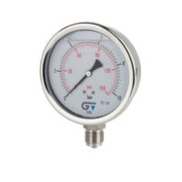 MANOMETRO INOXIDABLE Ø 4" CON GLICERINA