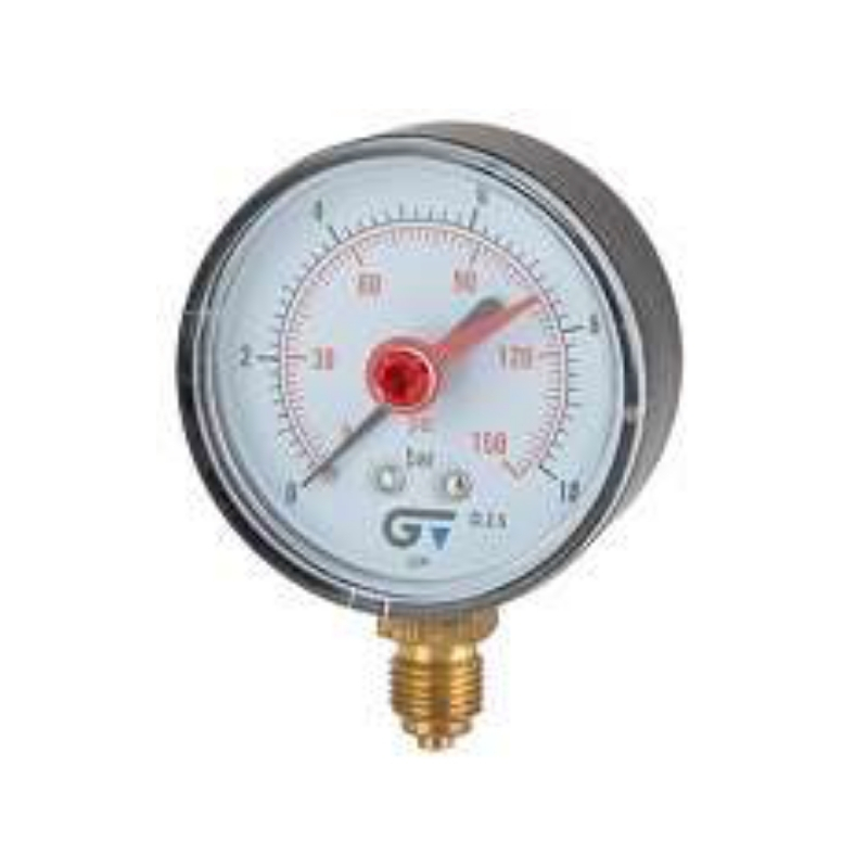 MANOMETRO Ø 63. SALIDA INFERIOR, ROSCA BSP